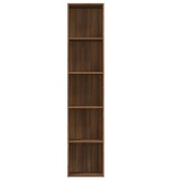 vidaXL Boekenkast 40x30x189 cm bewerkt hout bruineikenkleurig