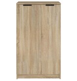 VidaXL Schoenenkast 59x35x100 cm bewerkt hout sonoma eikenkleurig