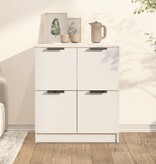 VidaXL Dressoir 60x30x70 cm bewerkt hout wit