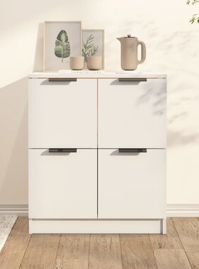 VidaXL Dressoir 60x30x70 cm bewerkt hout wit
