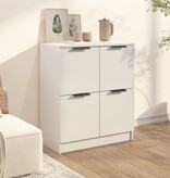 VidaXL Dressoir 60x30x70 cm bewerkt hout wit