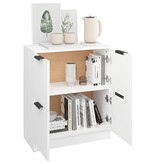 VidaXL Dressoir 60x30x70 cm bewerkt hout wit