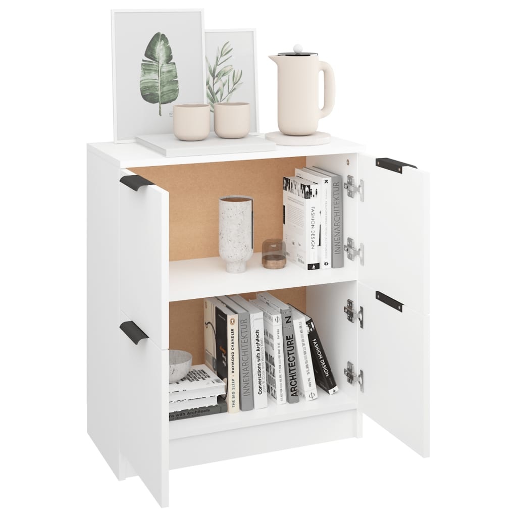 VidaXL Dressoir 60x30x70 cm bewerkt hout wit