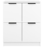 VidaXL Dressoir 60x30x70 cm bewerkt hout wit
