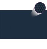 vidaXL Zwembadfolie solar drijvend 1000x600 cm PE zwart en blauw