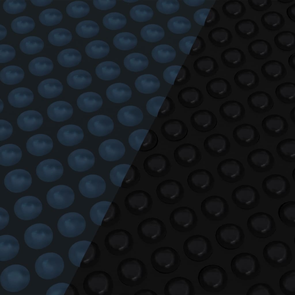 vidaXL Zwembadfolie solar drijvend 450x220 cm PE zwart en blauw