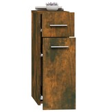 VidaXL Apothekerskast 20x45,5x60 cm bewerkt hout gerookt eikenkleurig