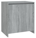 VidaXL Dressoir 70x41x75 cm bewerkt hout grijs sonoma eikenkleurig