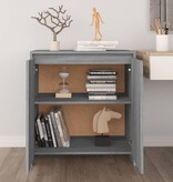 VidaXL Dressoir 70x41x75 cm bewerkt hout grijs sonoma eikenkleurig