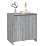 VidaXL Dressoir 70x41x75 cm bewerkt hout grijs sonoma eikenkleurig