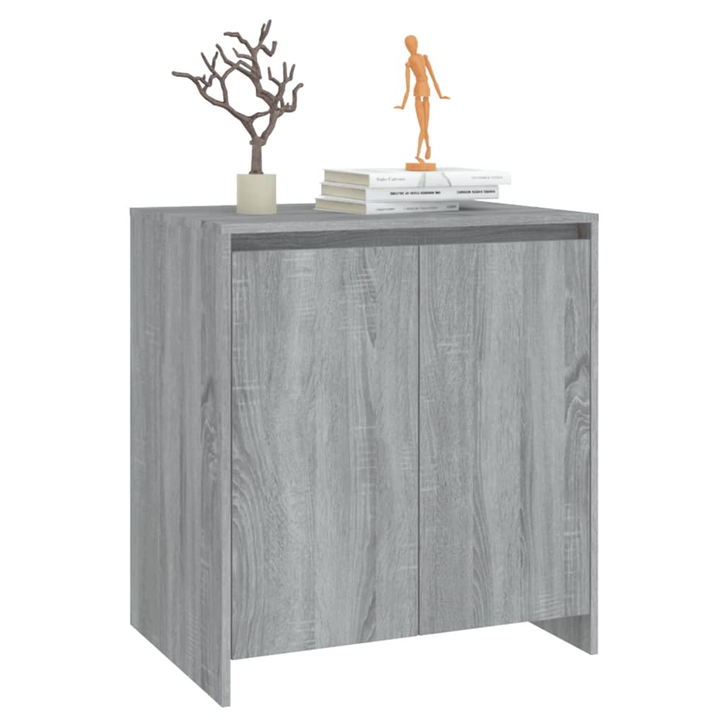 VidaXL Dressoir 70x41x75 cm bewerkt hout grijs sonoma eikenkleurig