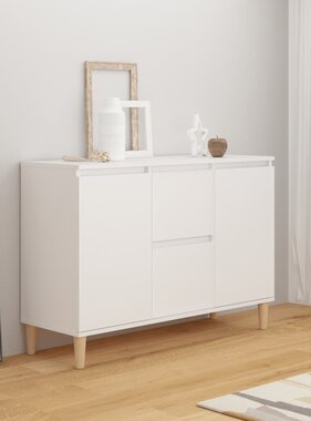 VidaXL Dressoir 103,5x35x70 cm spaanplaat wit