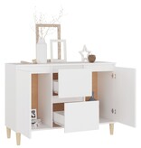 VidaXL Dressoir 103,5x35x70 cm spaanplaat wit