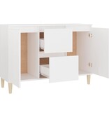VidaXL Dressoir 103,5x35x70 cm spaanplaat wit