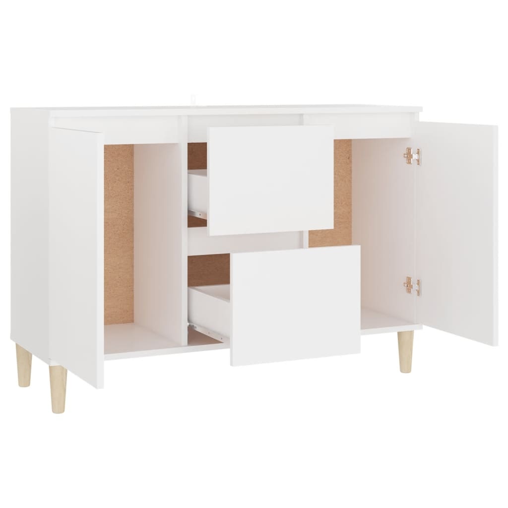 VidaXL Dressoir 103,5x35x70 cm spaanplaat wit