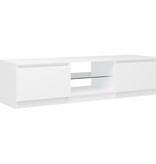 VidaXL Tv-meubel met LED-verlichting 140x40x35,5 cm wit