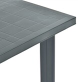 vidaXL Tuintafel 80x75x72 cm kunststof groen