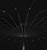 VidaXL Parasol met aluminium paal 270 cm zwart