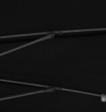 VidaXL Parasol met aluminium paal 270 cm zwart