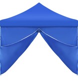 vidaXL Vouwtent pop-up met 8 zijwanden 3x9 m blauw