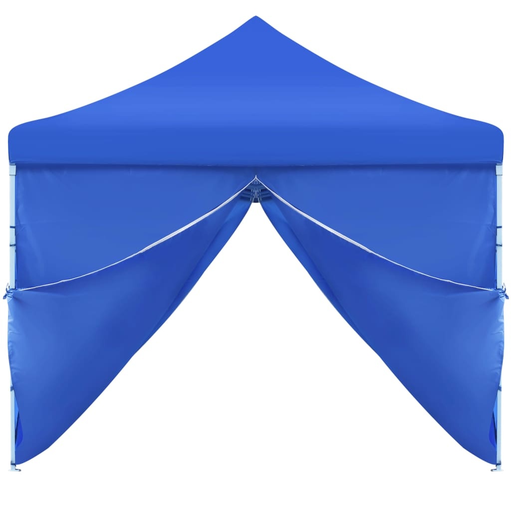 vidaXL Vouwtent pop-up met 8 zijwanden 3x9 m blauw