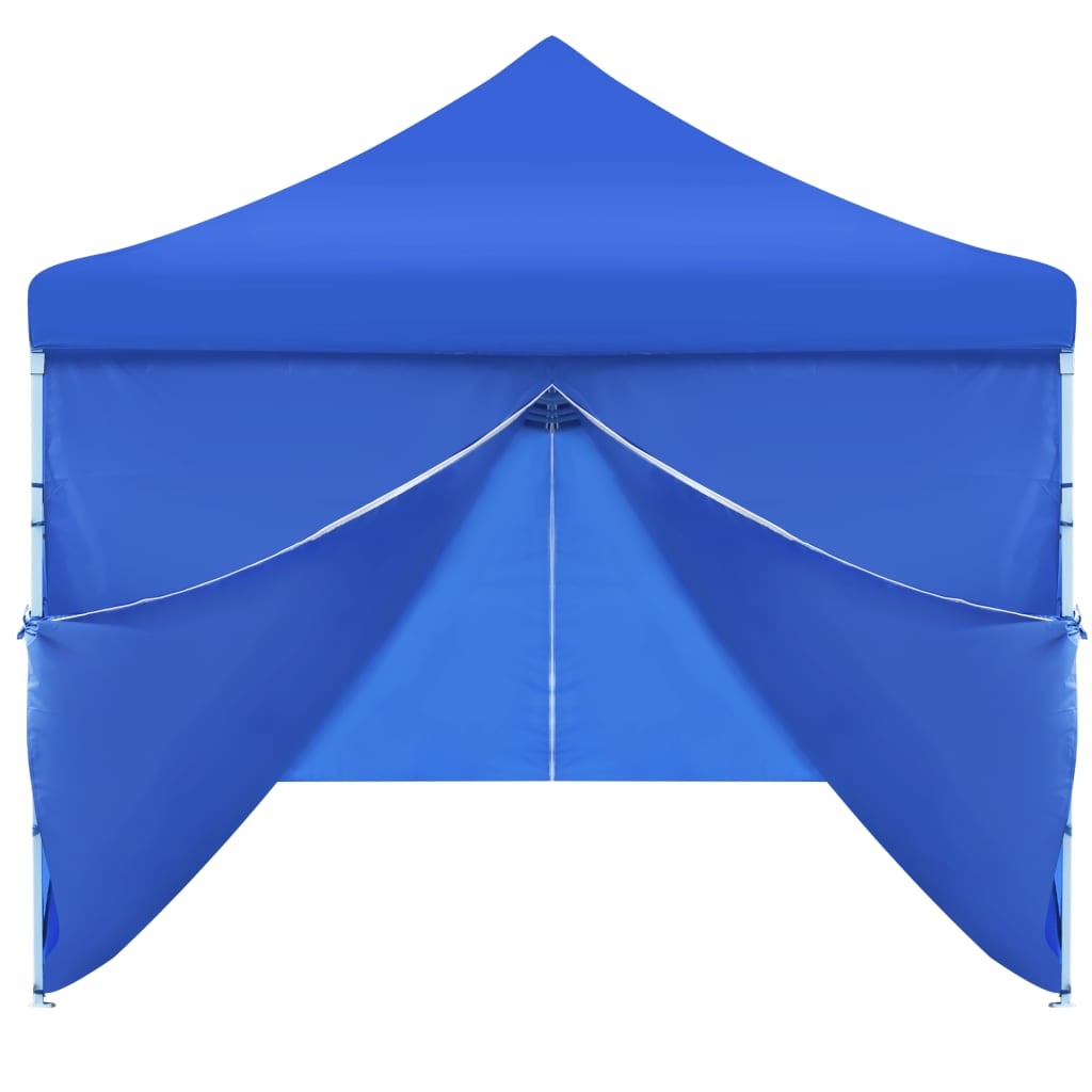 vidaXL Vouwtent pop-up met 8 zijwanden 3x9 m blauw