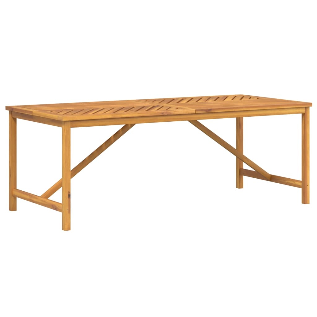 vidaXL Tuintafel 200x90x74 cm massief acaciahout