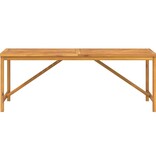 vidaXL Tuintafel 200x90x74 cm massief acaciahout