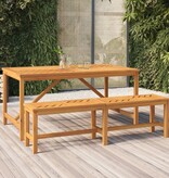 vidaXL Tuintafel 150x90x74 cm massief acaciahout