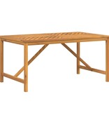 vidaXL Tuintafel 150x90x74 cm massief acaciahout