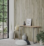 vidaXL Wandpanelen hout-look 2,06 m² PVC grijs