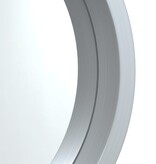 vidaXL Wandspiegel met band Ø 35 cm zilverkleurig