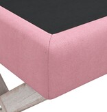 vidaXL Opbergkruk 110x45x49 cm fluweel roze