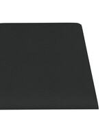 vidaXL Wandpanelen 12 st 1,08 m² 60x15 cm stof zwart