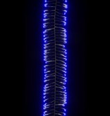 vidaXL Lichtslinger cluster met 2000 LED's blauw 17 m PVC