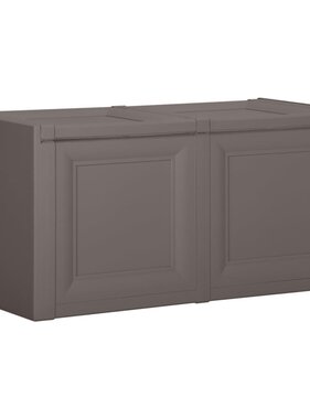 vidaXL Kussenbox 85 L 86x40x42 cm grijs