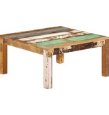 vidaXL Salontafel 80x80x40 cm massief gerecycled hout