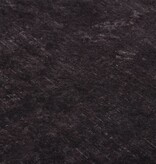 vidaXL Vloerkleed wasbaar anti-slip 80x150 cm zwart en goudkleurig