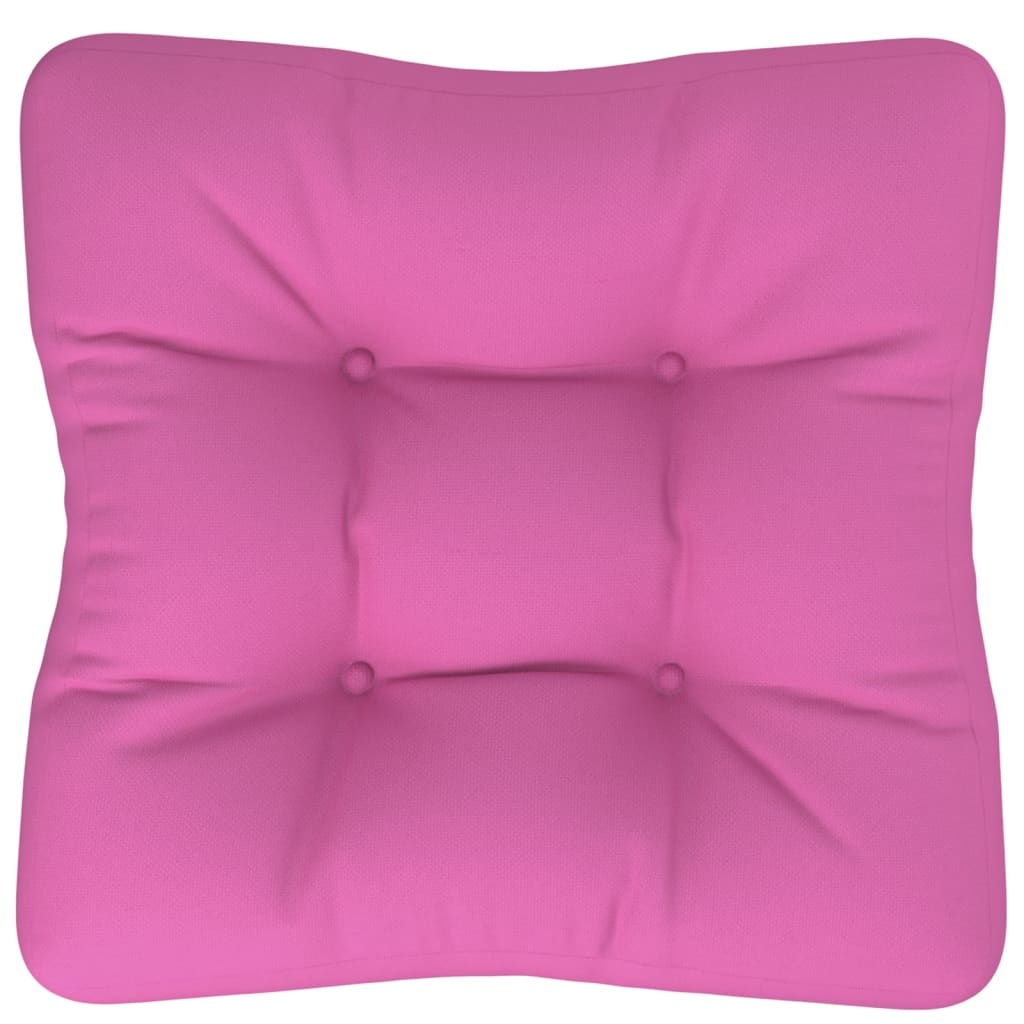 vidaXL Palletkussen 60x61,5x10 cm oxford stof roze