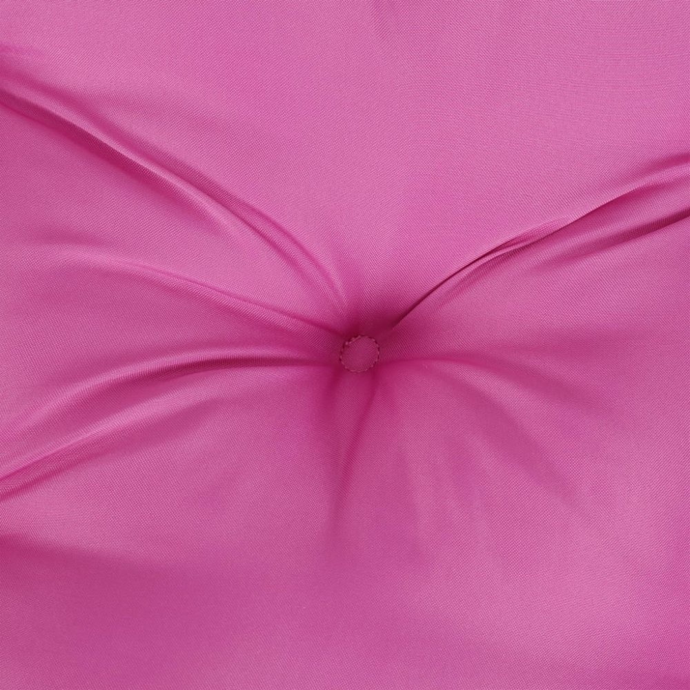 vidaXL Palletkussen 60x61,5x10 cm oxford stof roze