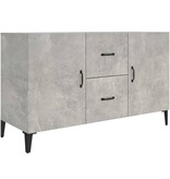 VidaXL Dressoir 100x36x60 cm bewerkt hout betongrijs
