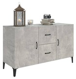 VidaXL Dressoir 100x36x60 cm bewerkt hout betongrijs