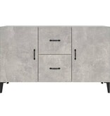 VidaXL Dressoir 100x36x60 cm bewerkt hout betongrijs
