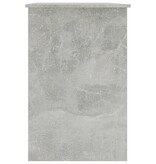 VidaXL Bureau 100x50x76 cm bewerkt hout betongrijs