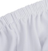 vidaXL Vierzitsbankhoes stretch polyester jersey wit