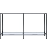 vidaXL Wandtafel 140x35x75,5 cm gehard glas transparant