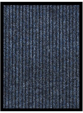 vidaXL Deurmat 40x60 cm gestreept blauw