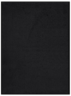 vidaXL Deurmat 60x80 cm zwart