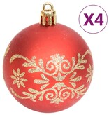 vidaXL 70-delige Kerstballenset goud en rood