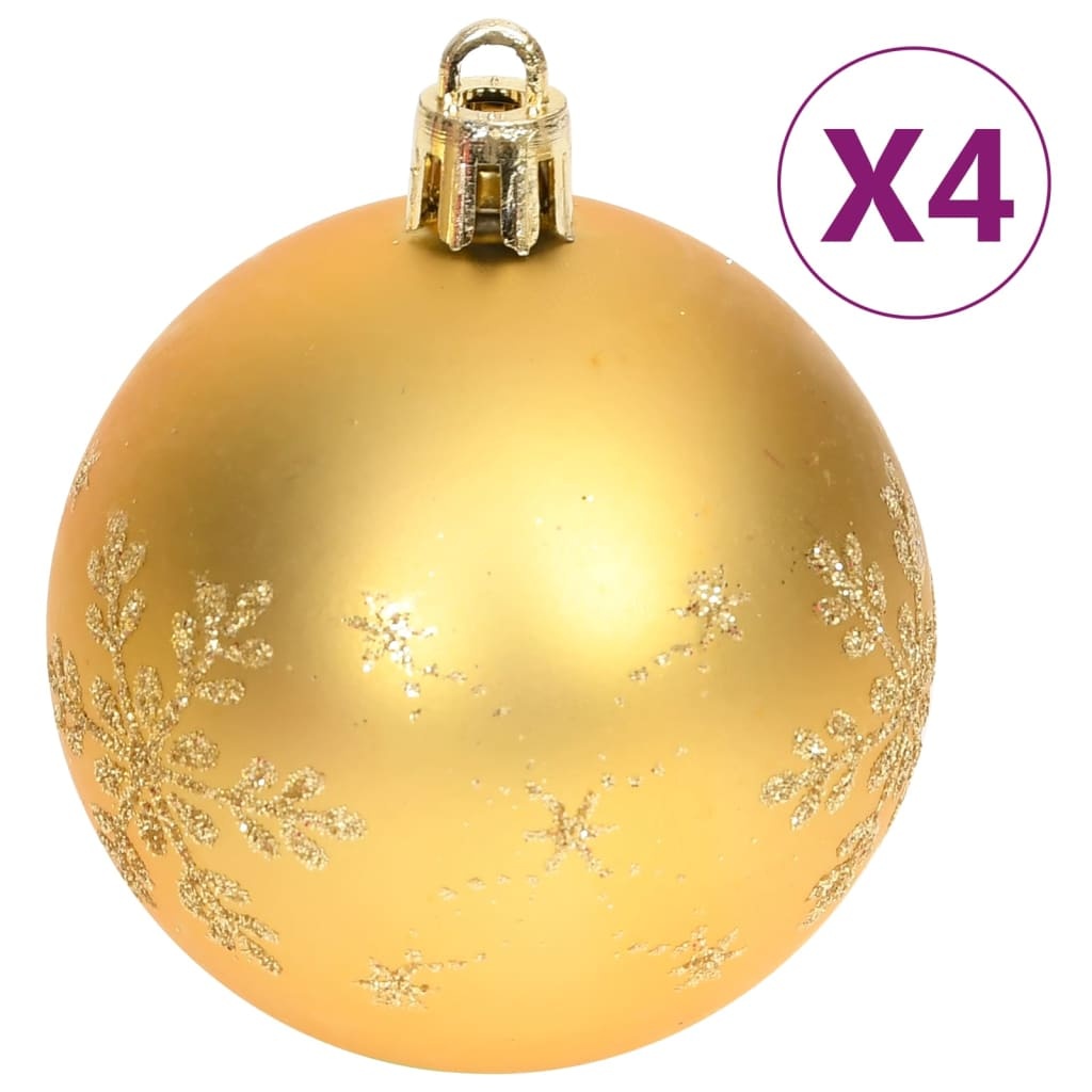 vidaXL 70-delige Kerstballenset goud en rood